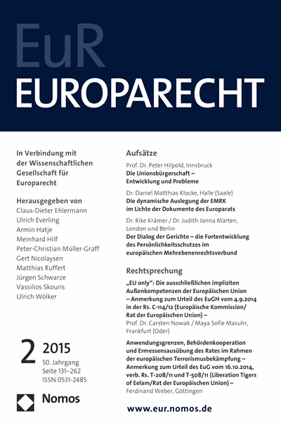 Europarecht (EuR)