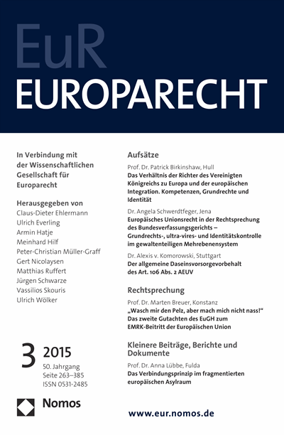 Europarecht (EuR)