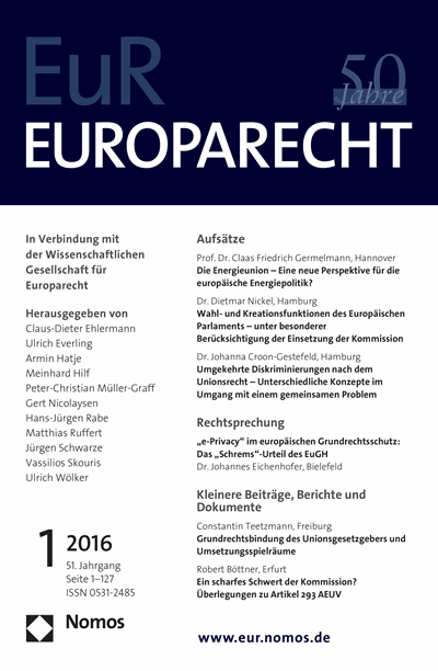 Europarecht (EuR)