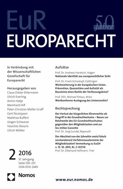Europarecht (EuR)